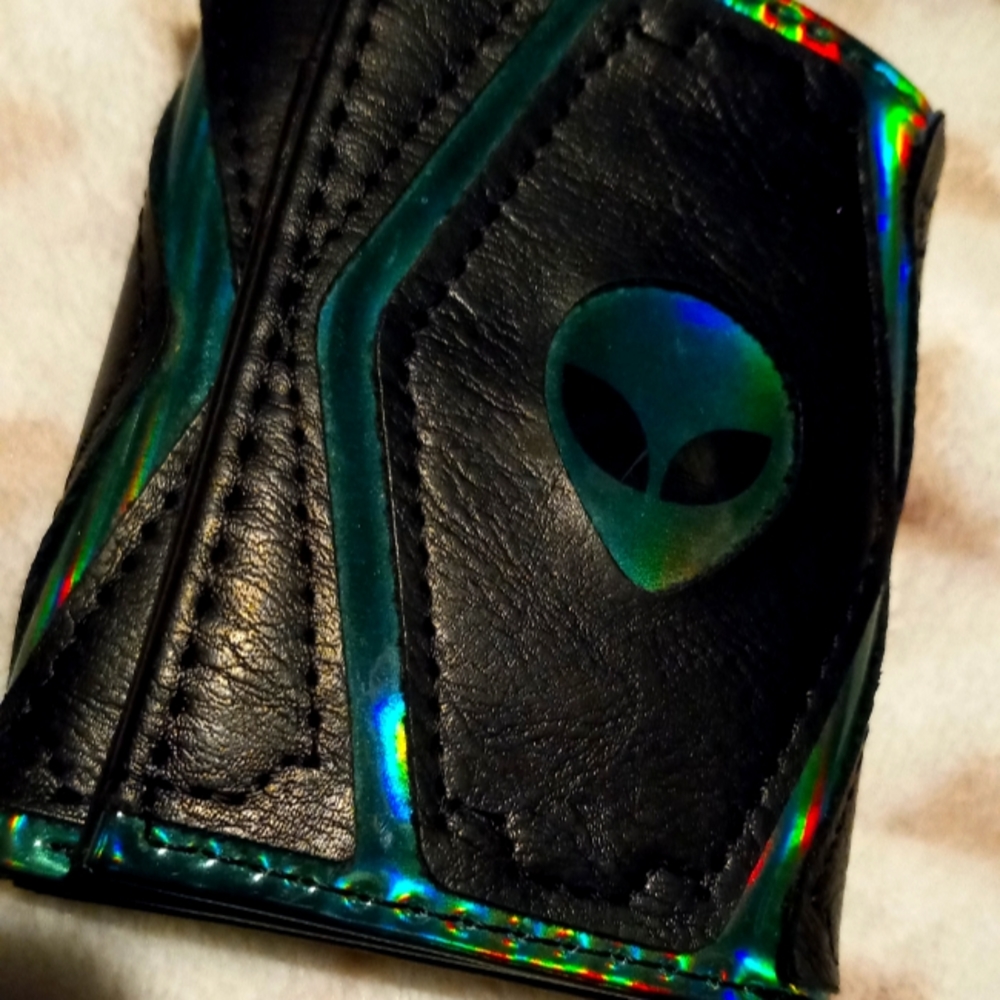 Spencer's Holo Alien Wallet